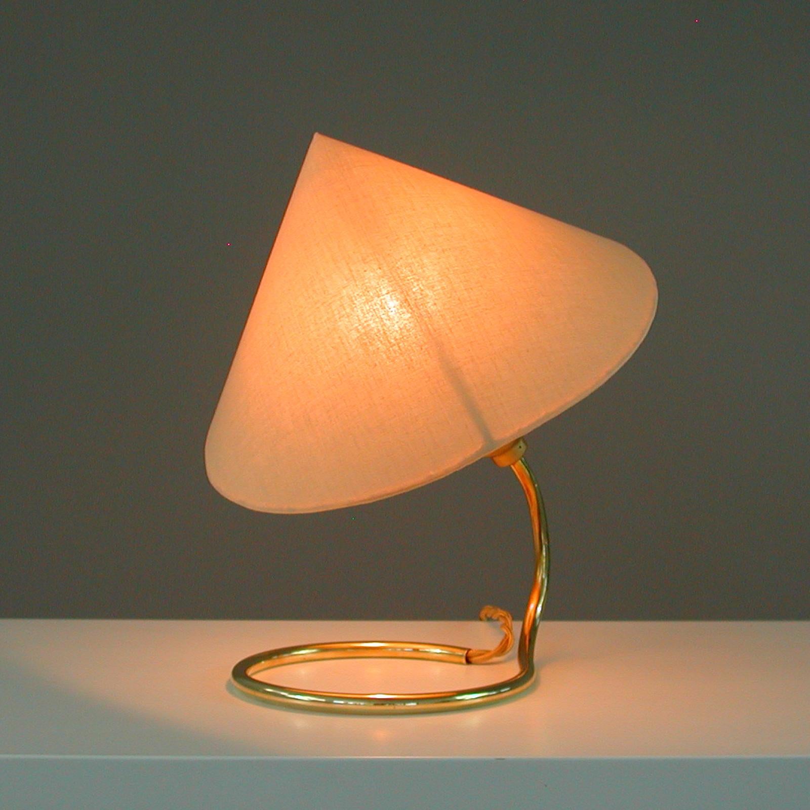Brass Table Lamp by JT Kalmar, Austria, 1950s 2