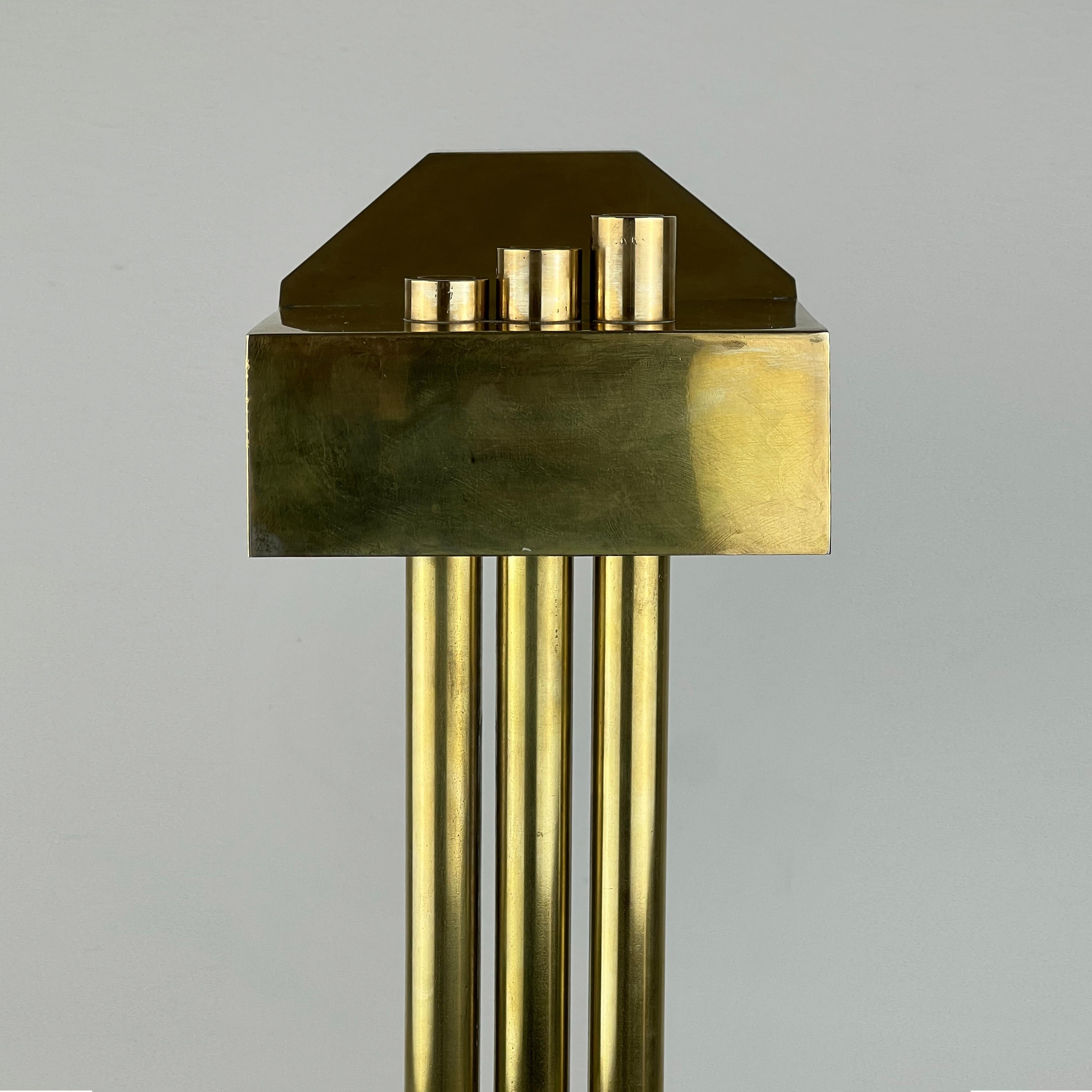 Brass Table Lamp by Marcel Breuer, 1925, Marked 5