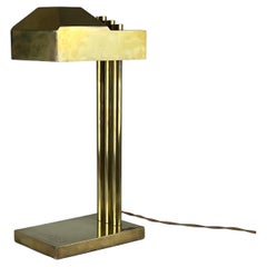 Brass Table Lamp by Marcel Breuer, 1925, Marked