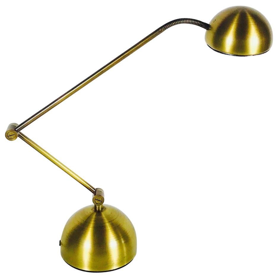 Brass Table Lamp by Sölken Leuchten, 1970s, Germany 