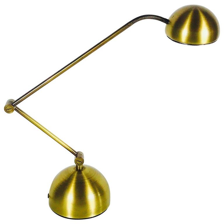 Brass Table Lamp by Sölken Leuchten, 1970s, Germany For Sale at 1stDibs