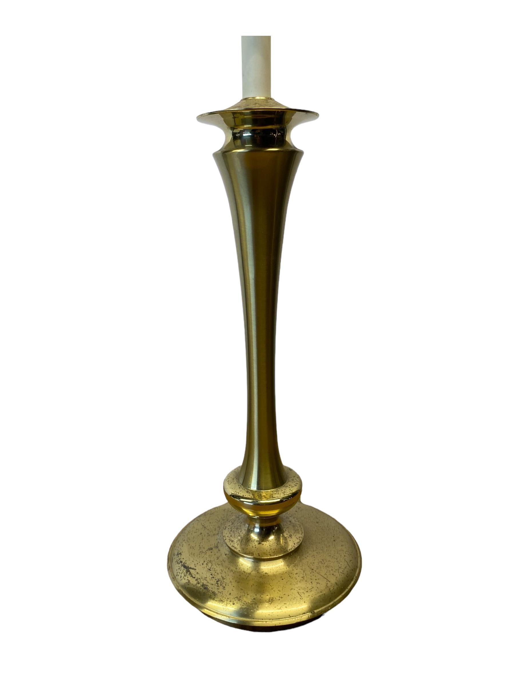 Brass Table Lamp by Stiffel For Sale 1