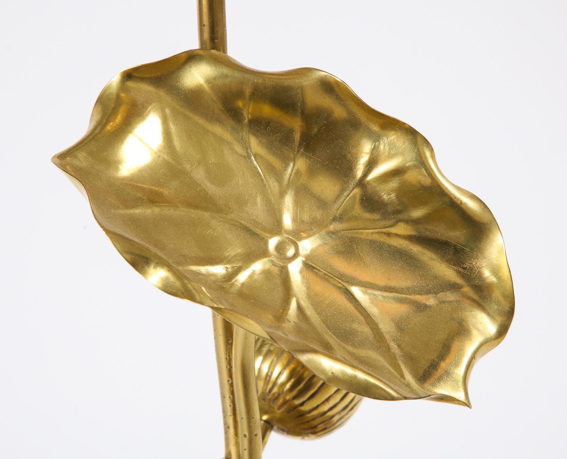 Brass Table Lamp, circa 1950 4