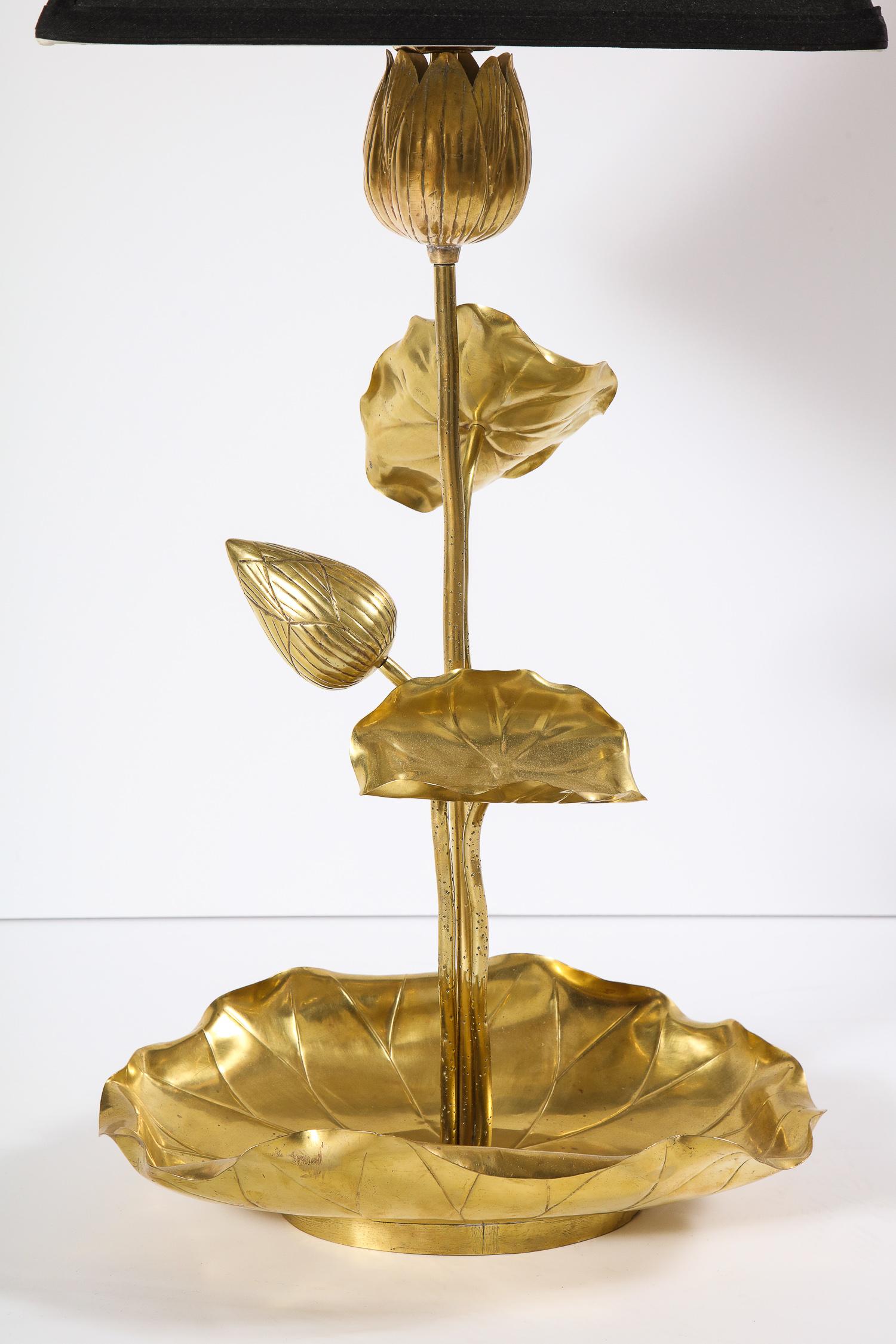 Italian Brass Table Lamp, circa 1950