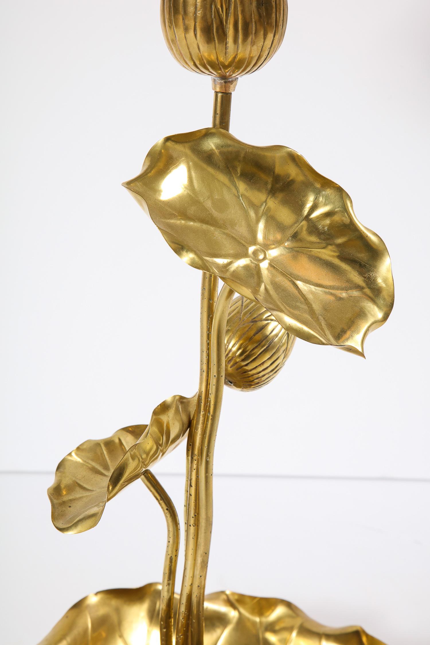Brass Table Lamp, circa 1950 2