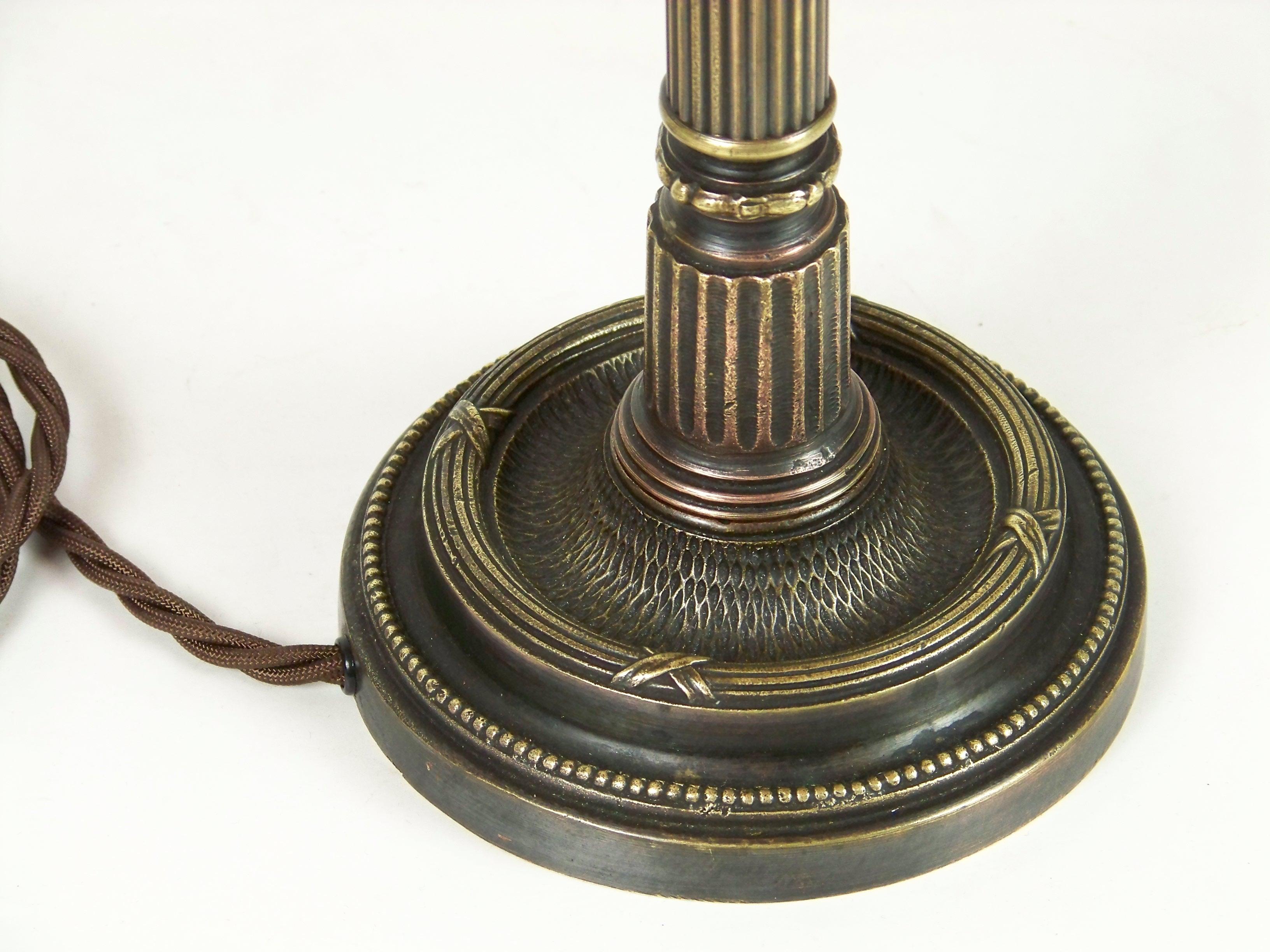 Austrian Brass Table Lamp, circa 1910