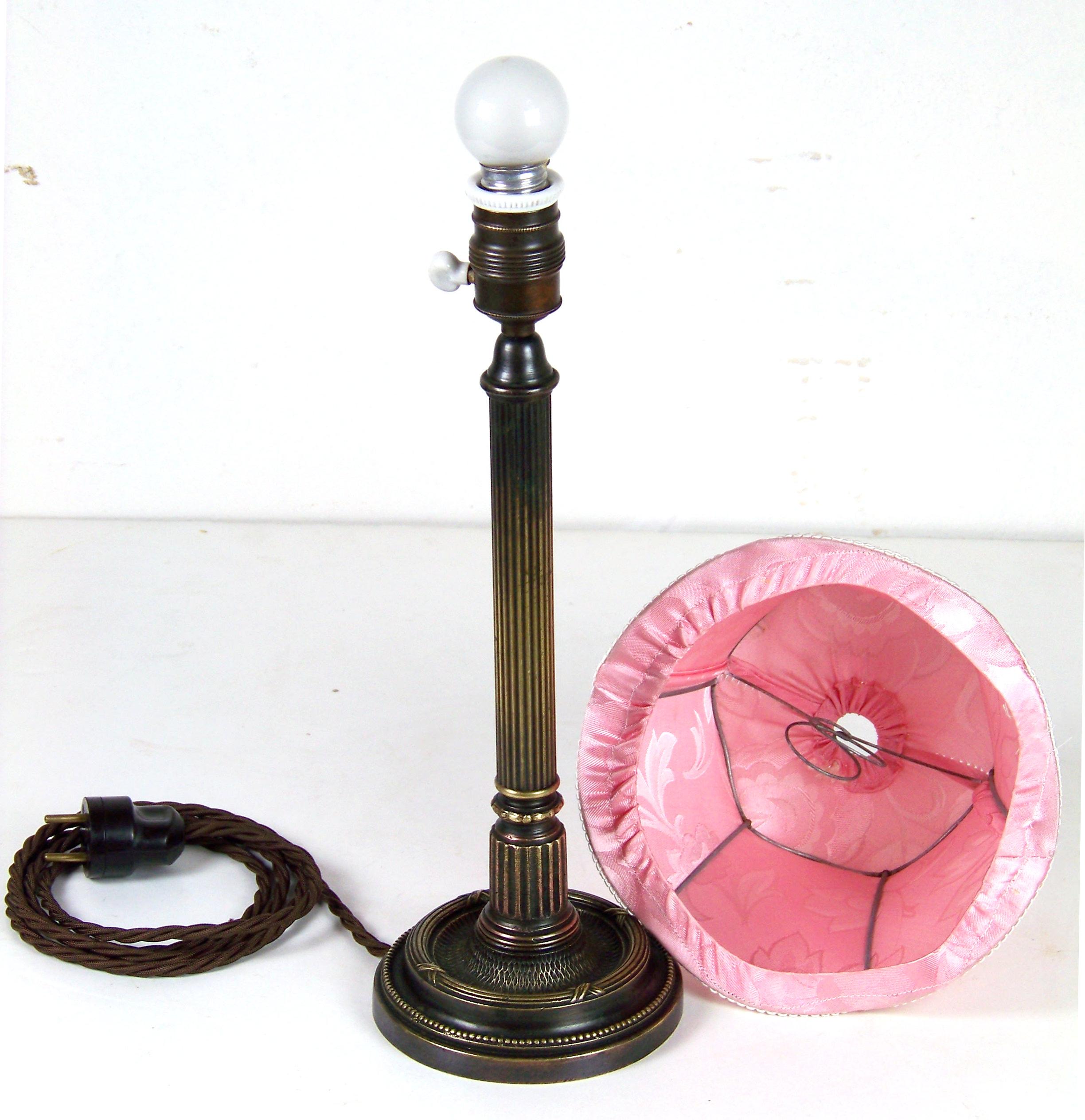 20th Century Brass Table Lamp, circa 1910