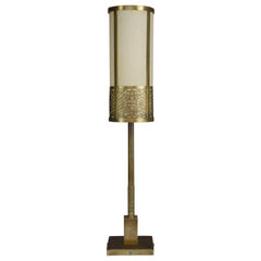 Used Brass Table Lamp, Confinement Collection by JAS
