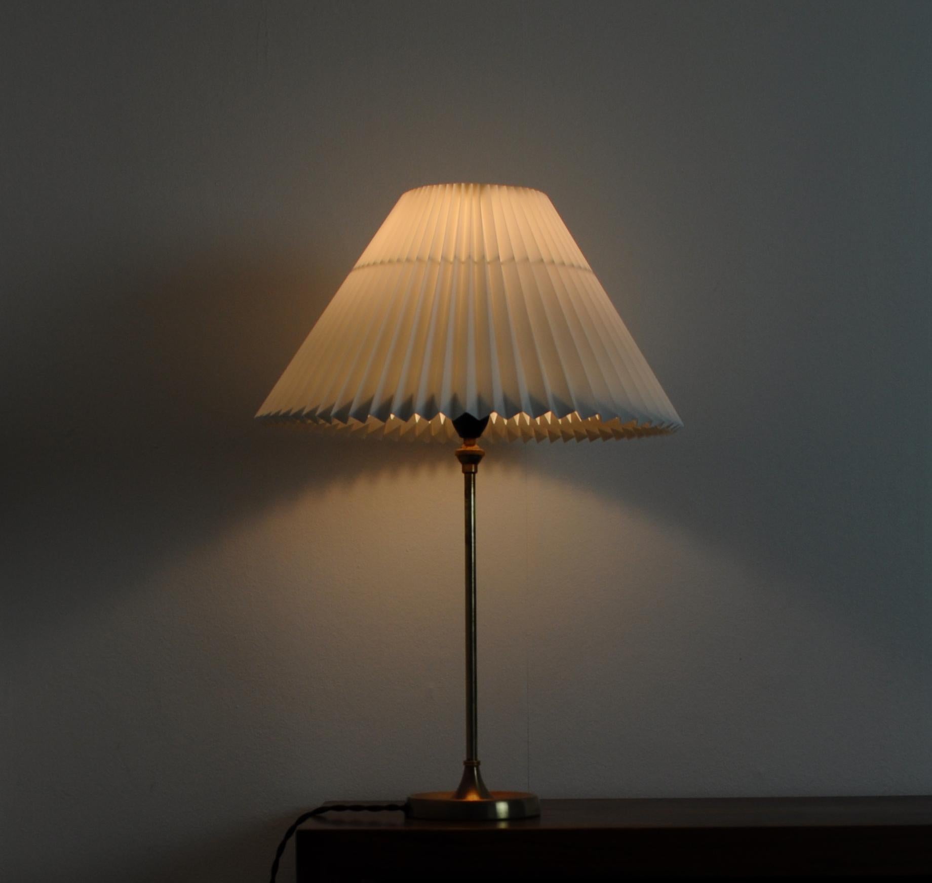 Brass Table Lamp Designed by Esben Klint for Le Klint, 1948 6