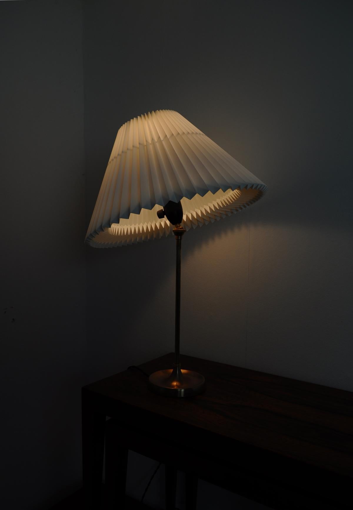 Brass Table Lamp Designed by Esben Klint for Le Klint, 1948 8