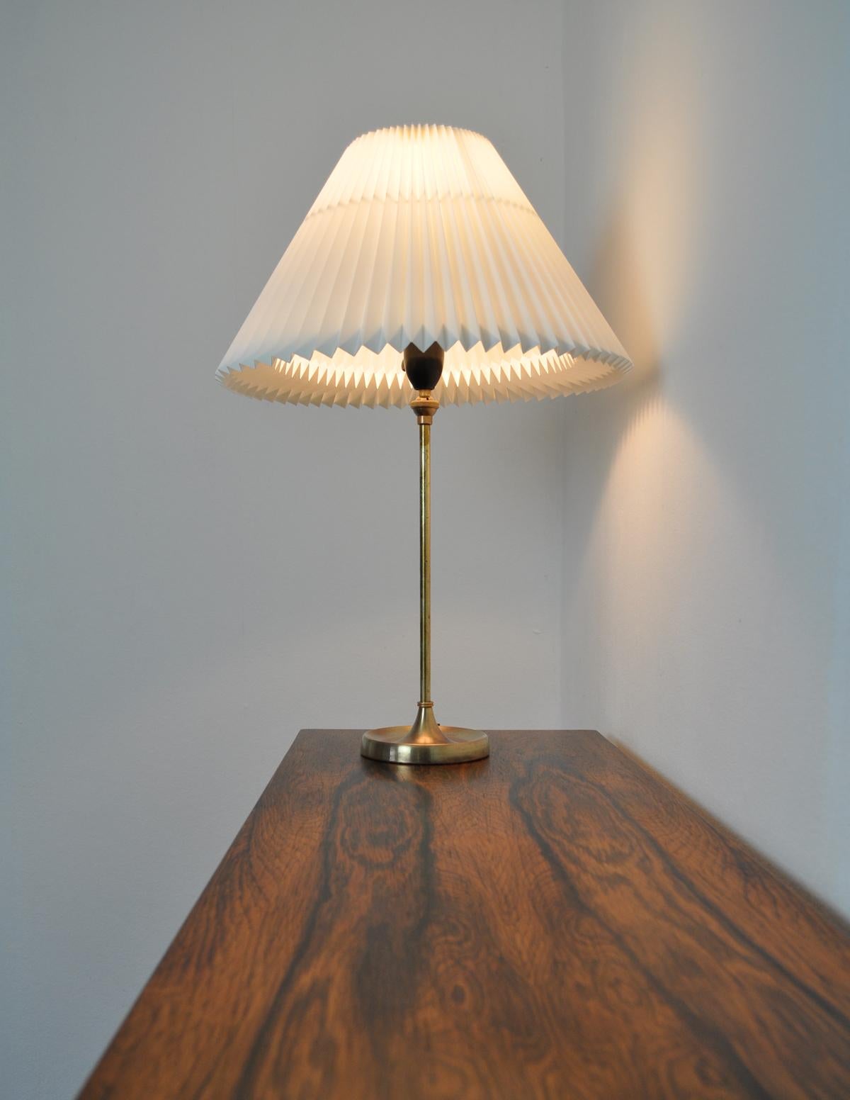 Brass Table Lamp Designed by Esben Klint for Le Klint, 1948 12
