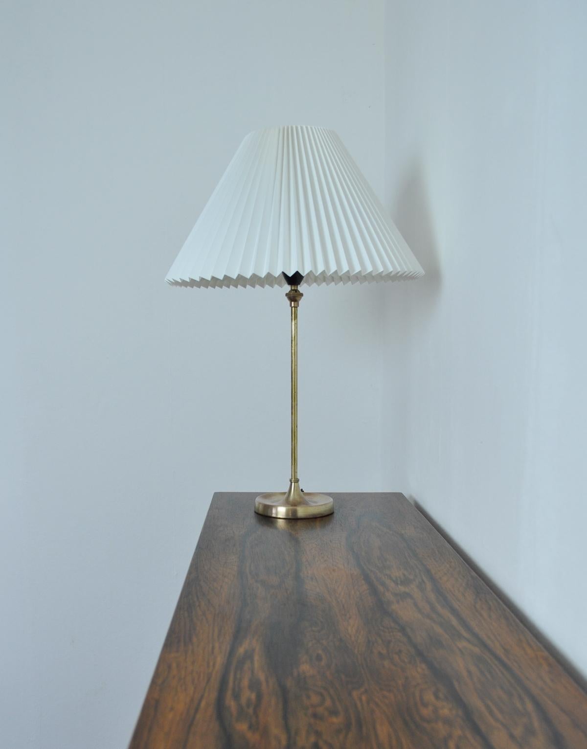 Brass Table Lamp Designed by Esben Klint for Le Klint, 1948 13