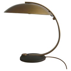 Lampada da tavolo in ottone, Lampada da tavolo, Egon Hillebrand, Germania, anni '60