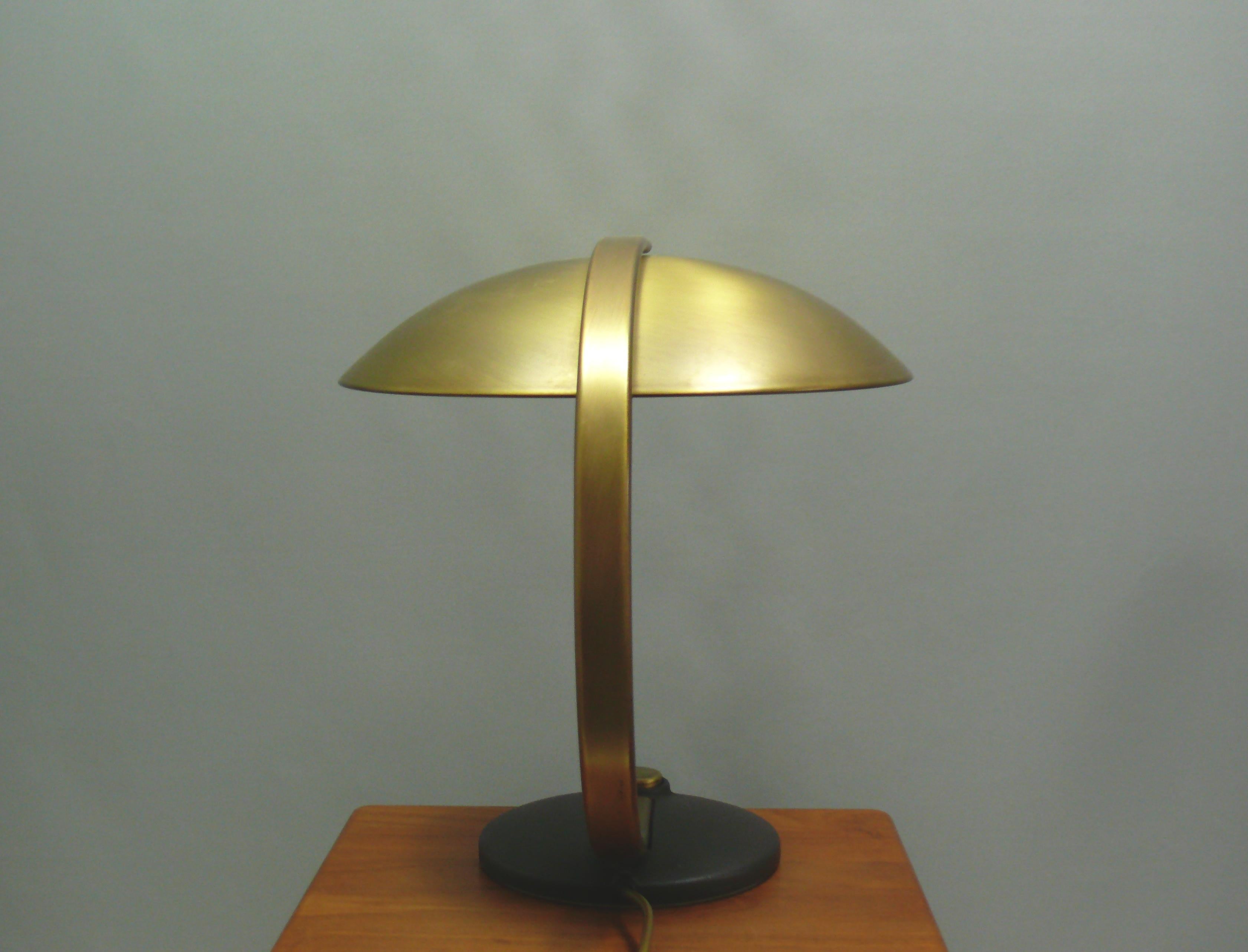 Brass Table Lamp, Desk Lamp, Egon Hillebrand-Model 7613, Germany, 1960s mediados del siglo XX en venta