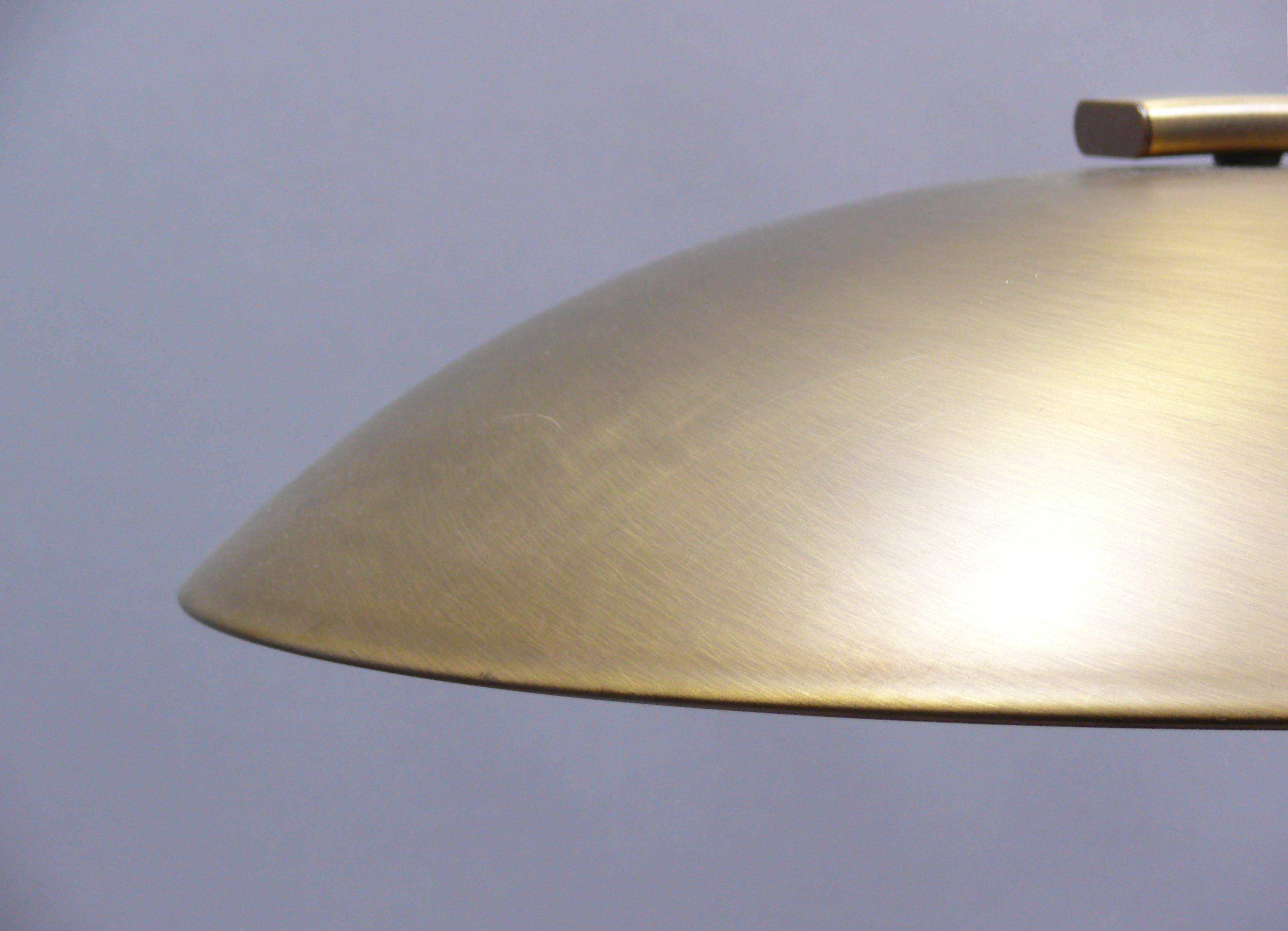 Brass Table Lamp, Desk Lamp, Egon Hillebrand-Model 7613, Germany, 1960s Metal en venta