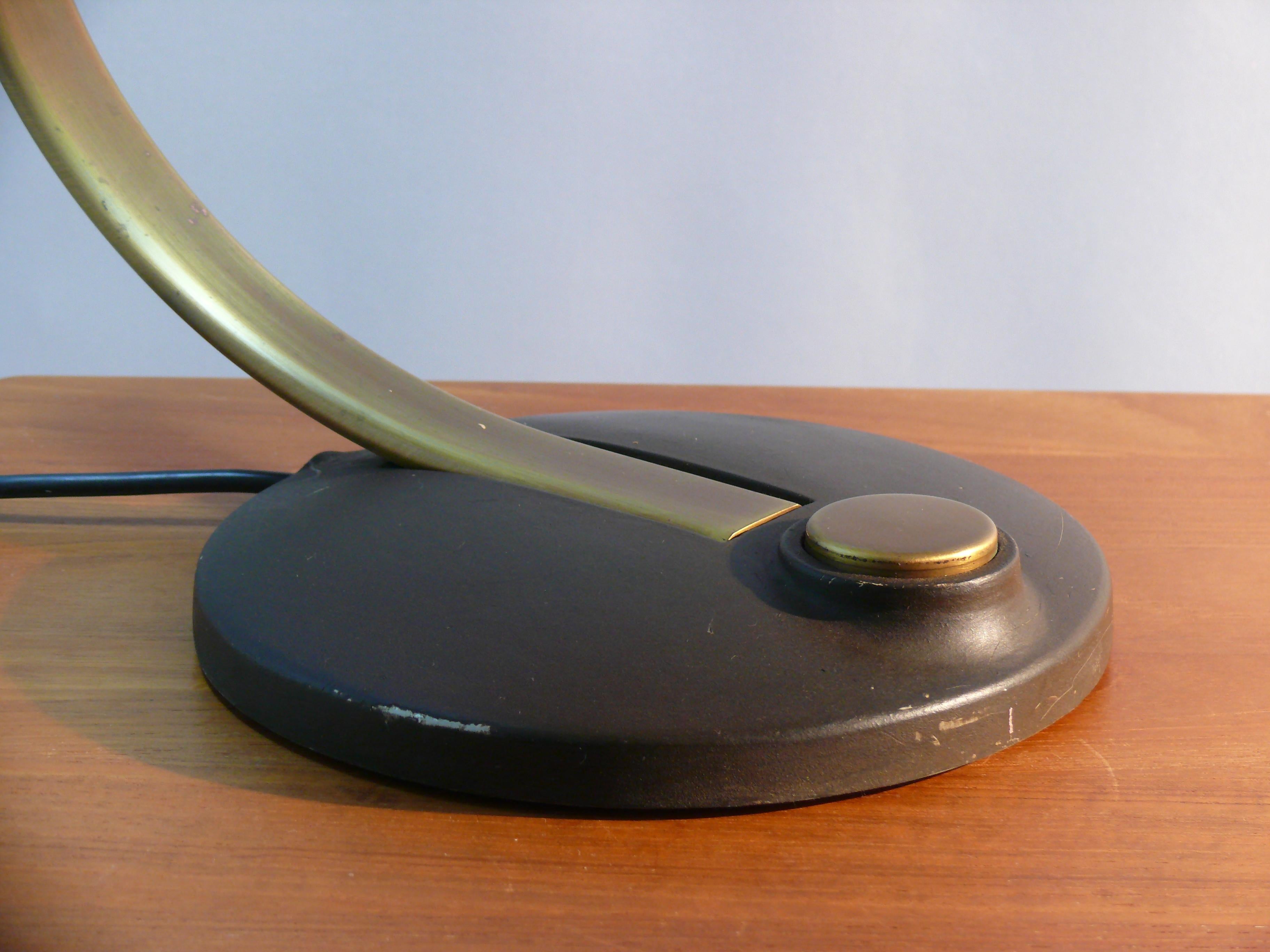 Brass Table Lamp, Desk Lamp, Egon Hillebrand-Model 7613, Germany, 1960s en venta 1
