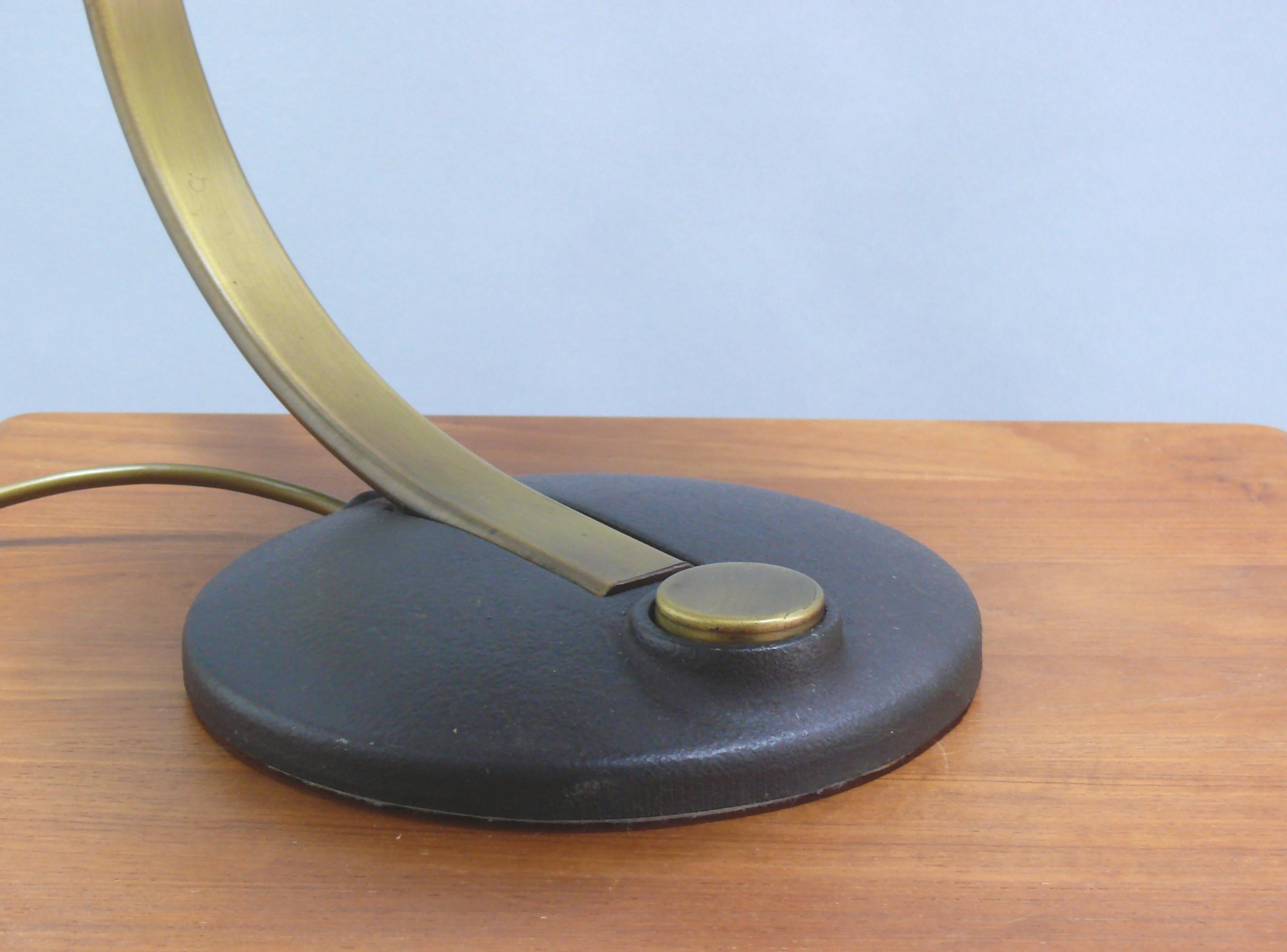 Brass Table Lamp, Desk Lamp, Egon Hillebrand-Model 7613, Germany, 1960s en venta 2