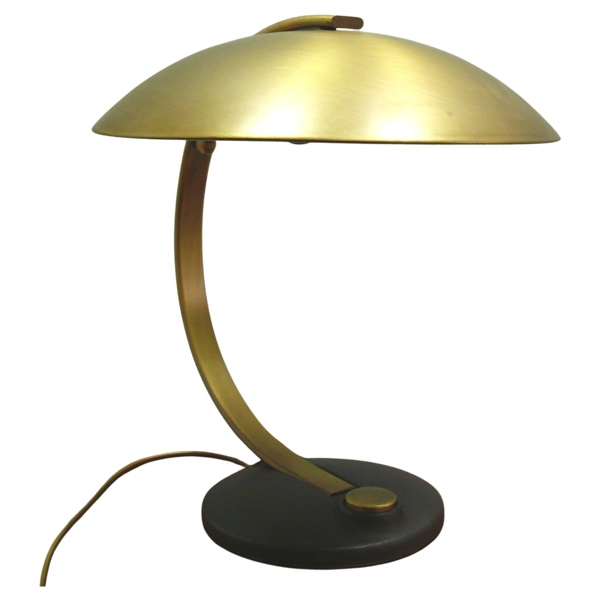 Brass Table Lamp, Desk Lamp, Egon Hillebrand-Model 7613, Germany, 1960s