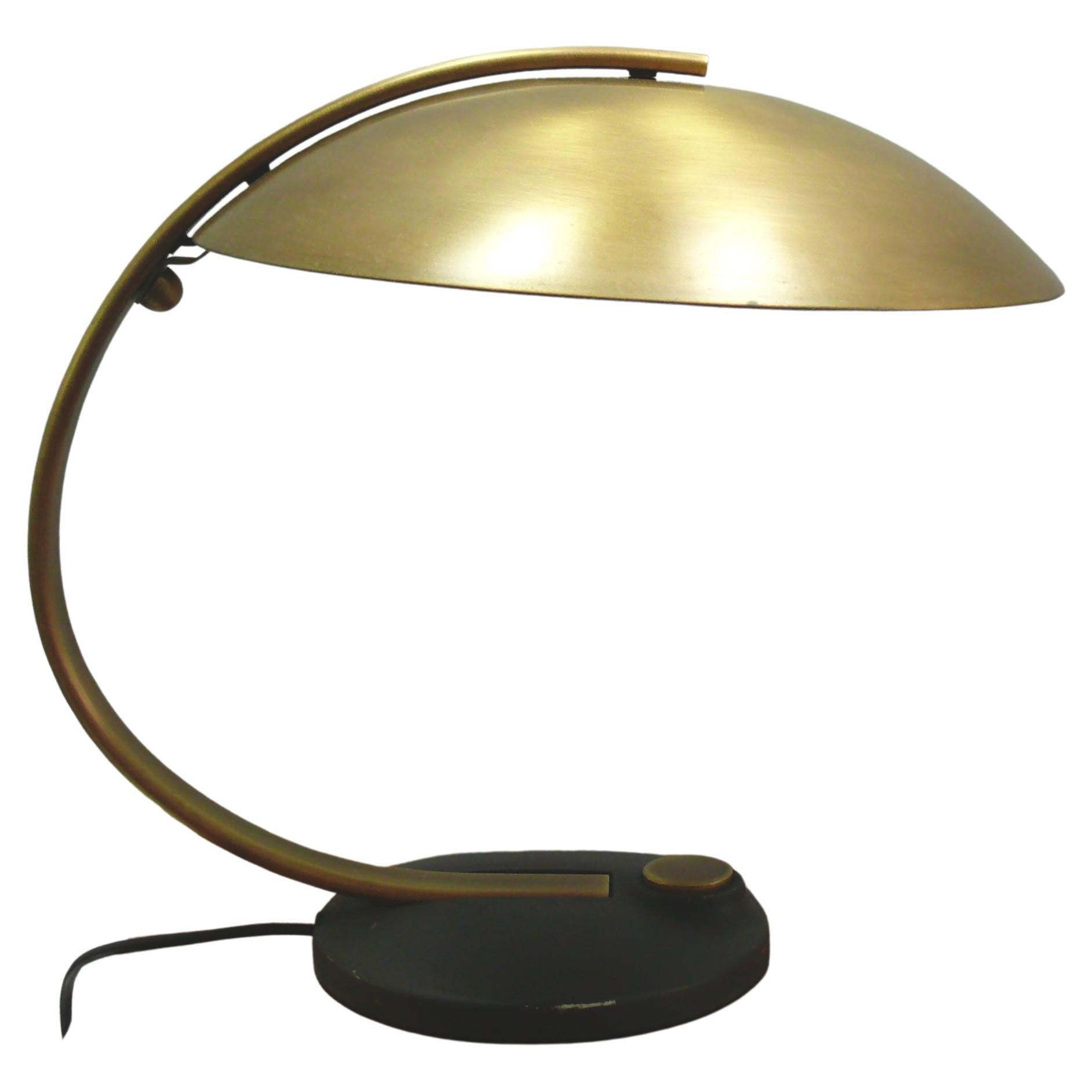 Brass Table Lamp, Desk Lamp, Egon Hillebrand-Model 7613, Germany, 1960s