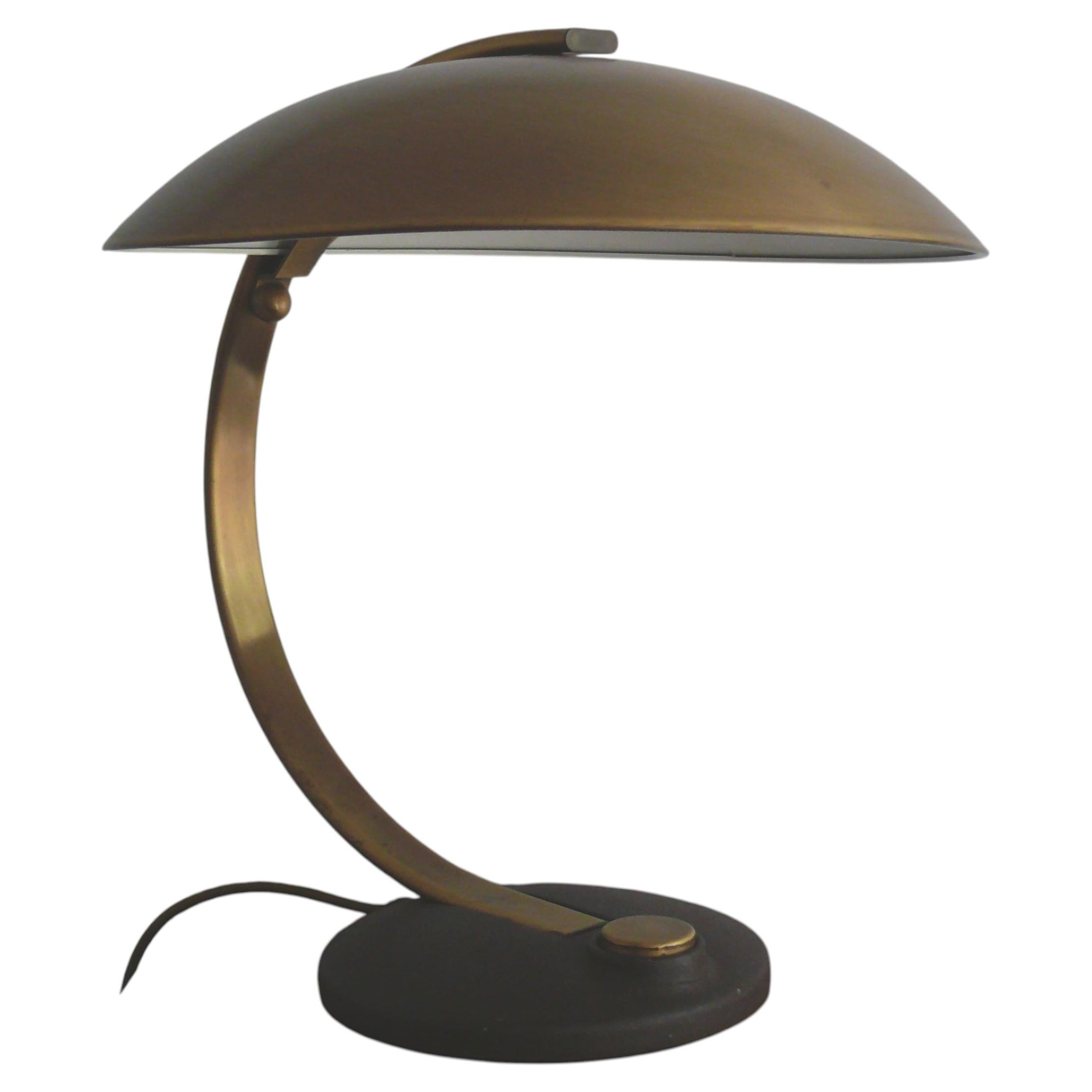 Brass Table Lamp, Desk Lamp, Egon Hillebrand-Model 7613, Germany, 1960s