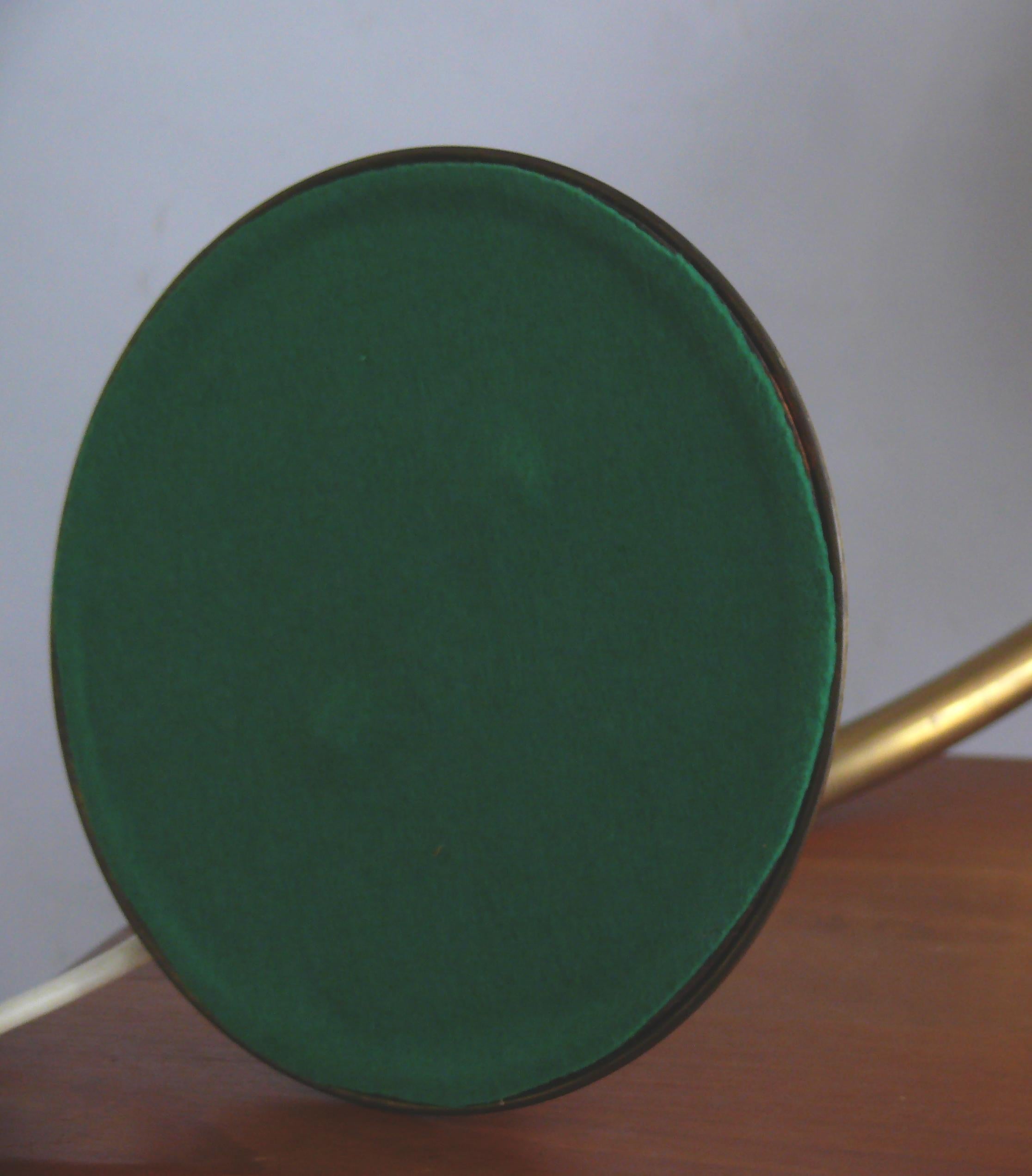 Lámpara de mesa de latón, Lámpara de escritorio, Hillebrand, Alemania, años 30 en venta 11