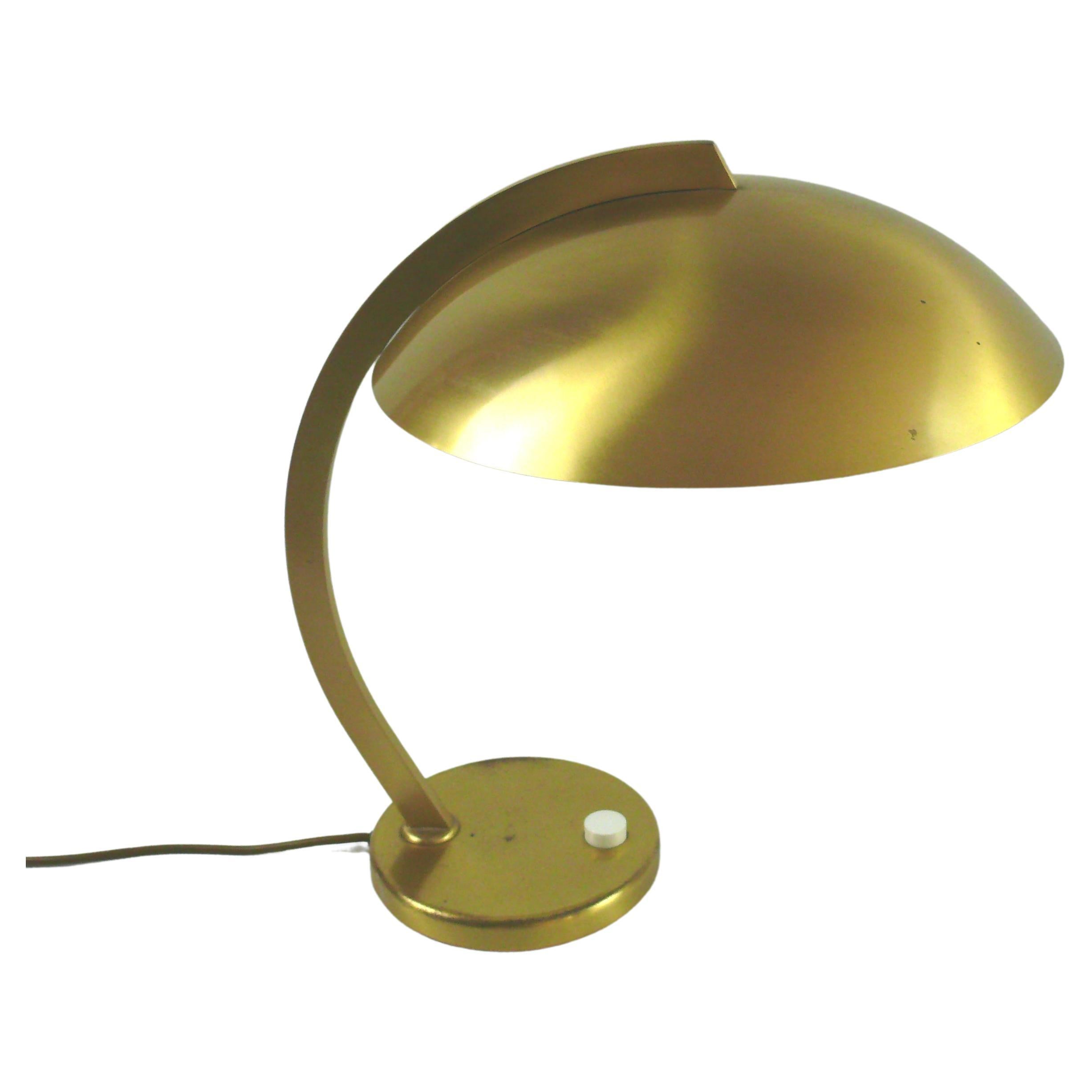 Brass Table Lamp, Desk Lamp, JBS Hillebrand, Germany, 1950s