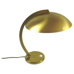 Vintage Brass Table Lamp, Desk Lamp, JBS Hillebrand, Germany, 1950s