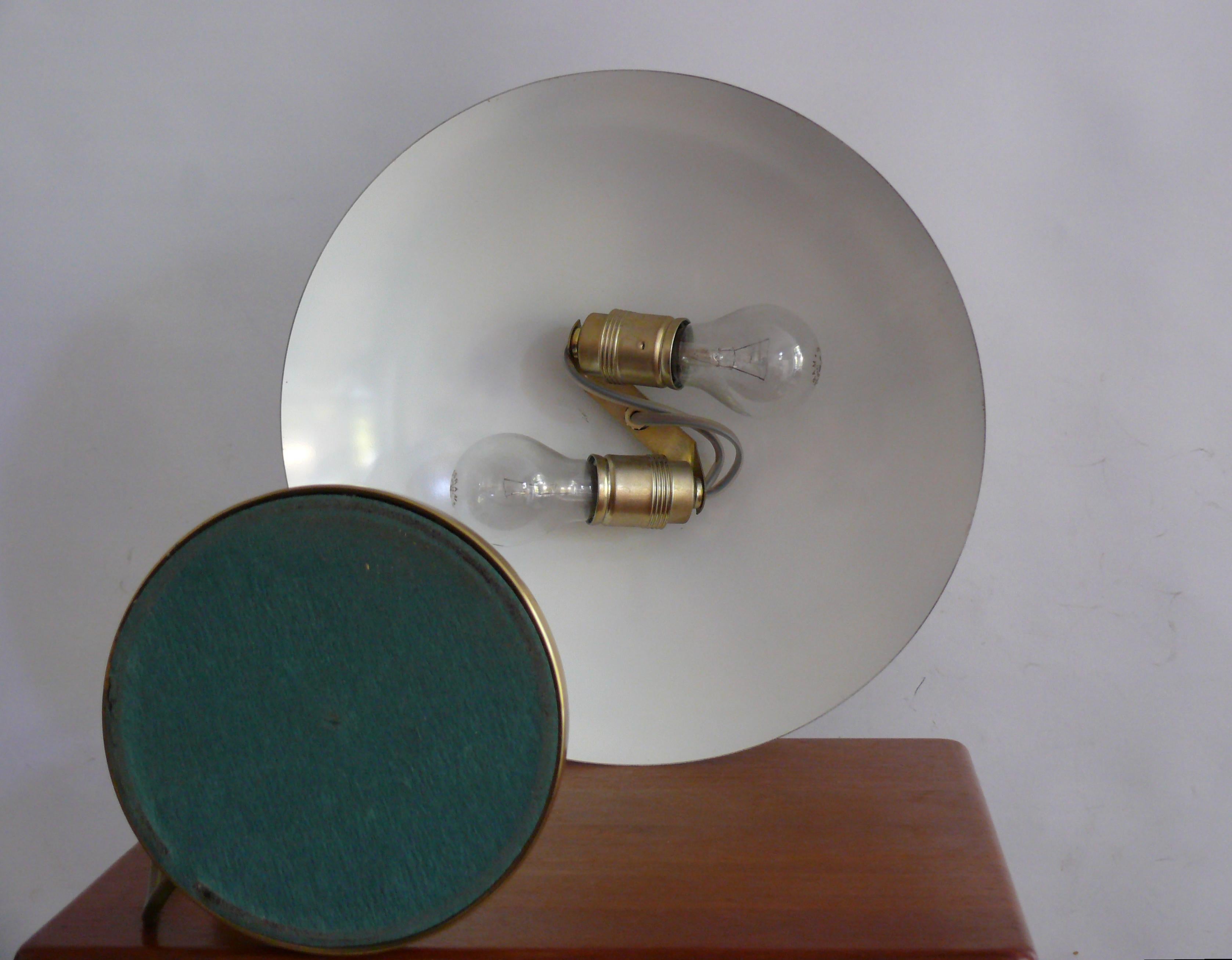 Brass Table Lamp, Desk Lamp, Joseph Brumberg, Germany, 1950s For Sale 1