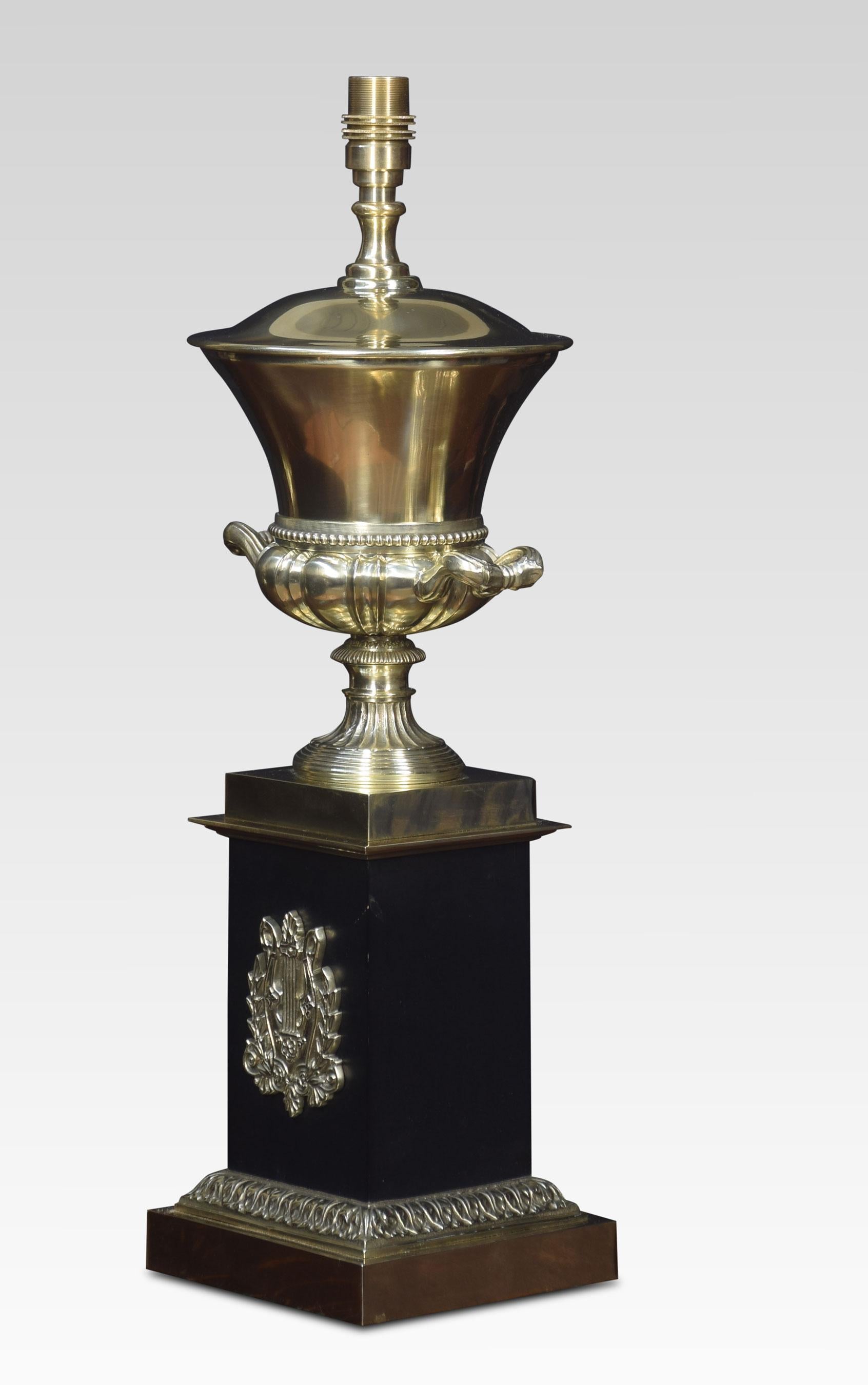 British Brass Table Lamp