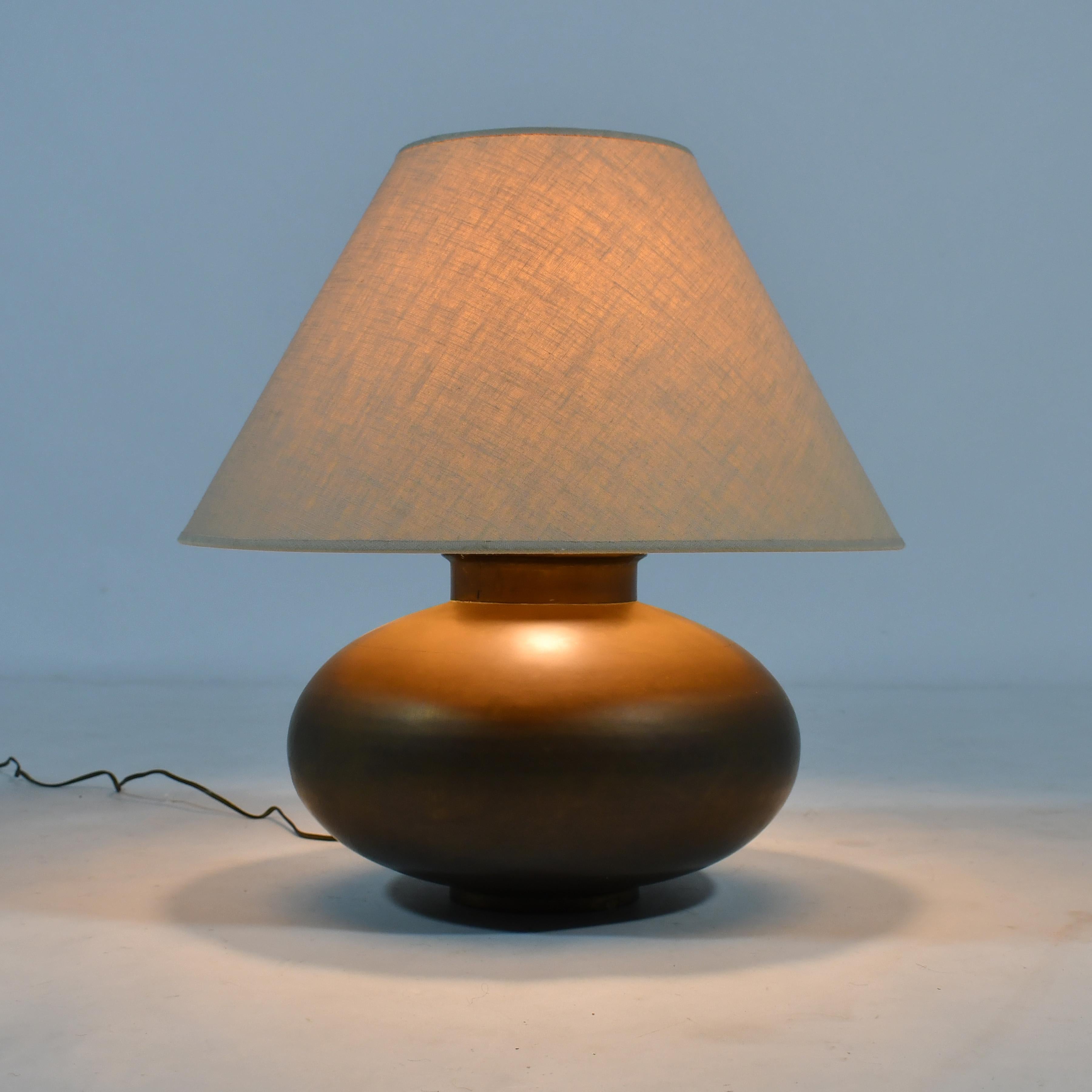 American Brass Table Lamp For Sale