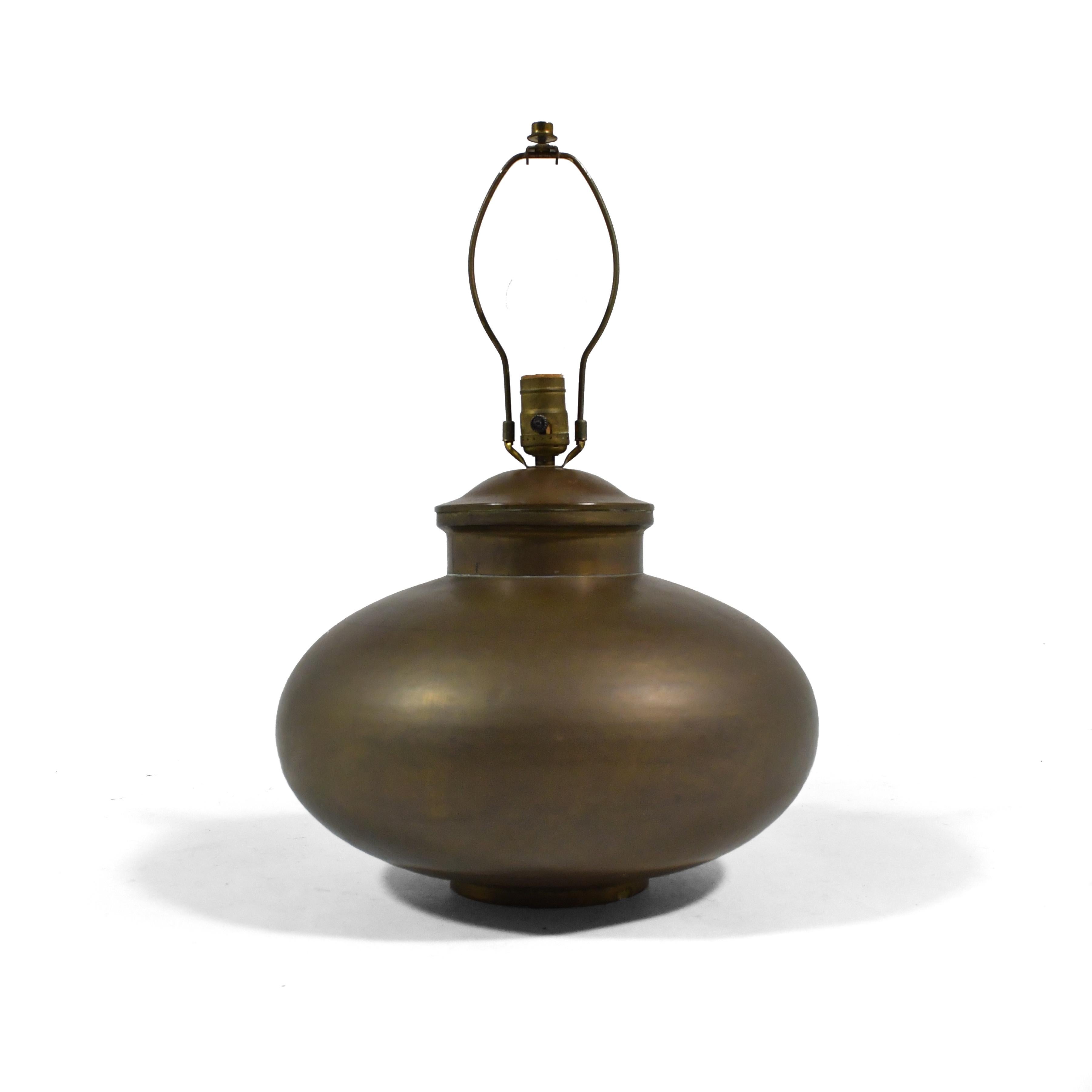Late 20th Century Brass Table Lamp For Sale