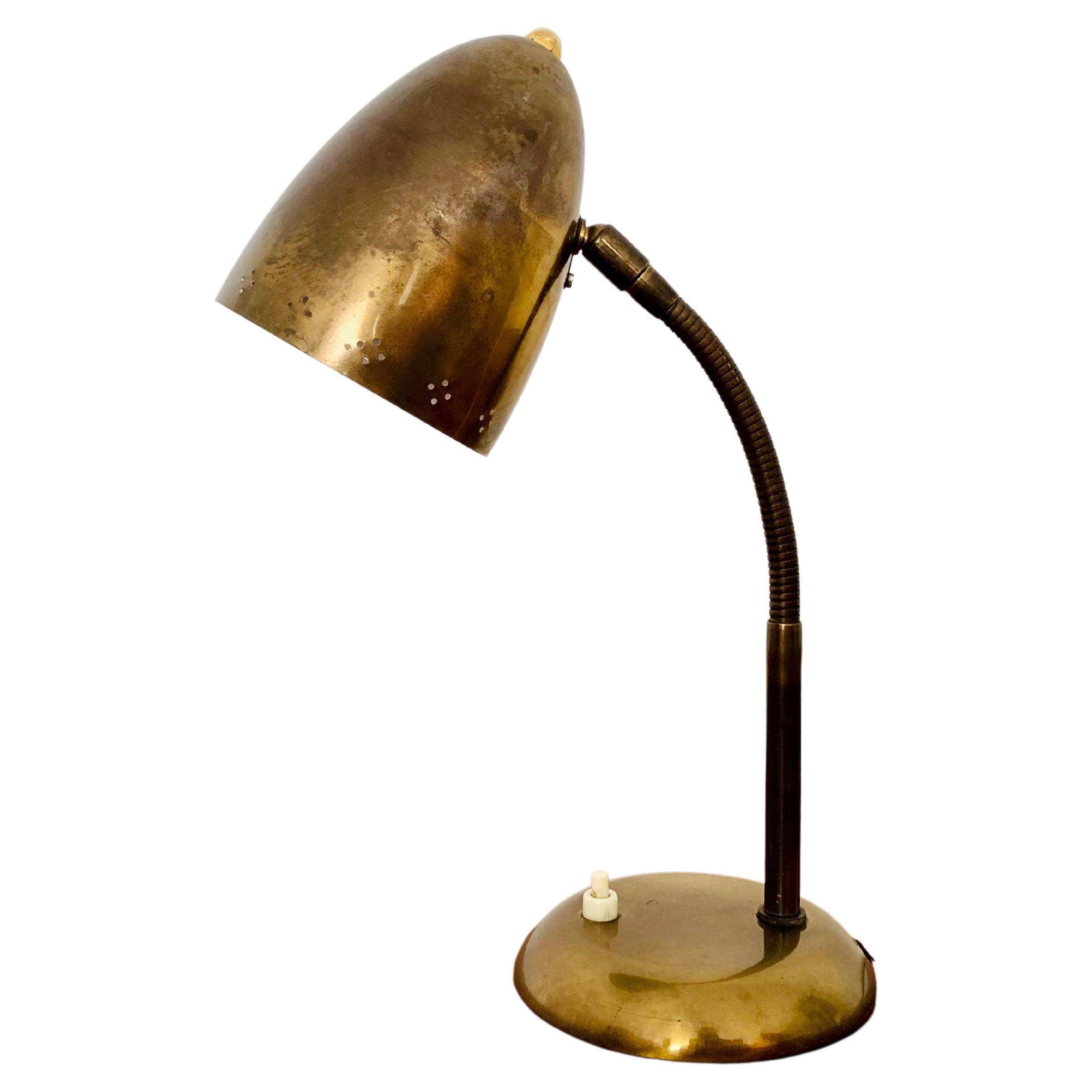 Brass Table Lamp For Sale