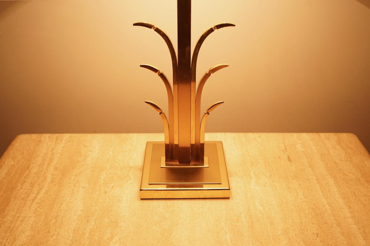 Brass Table Lamp, France, 1970s For Sale 3