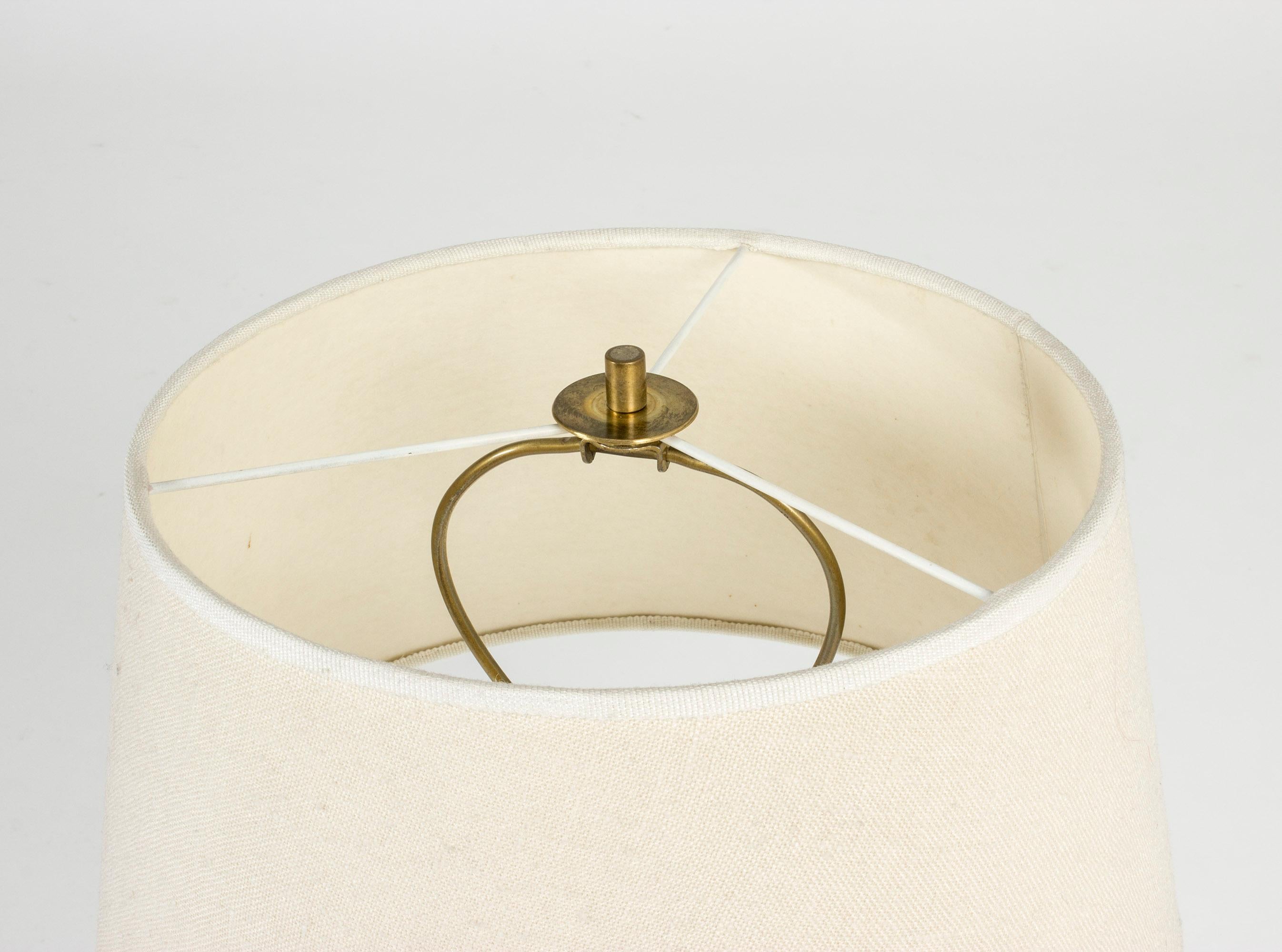 Scandinavian Modern Brass Table Lamp from Bergboms