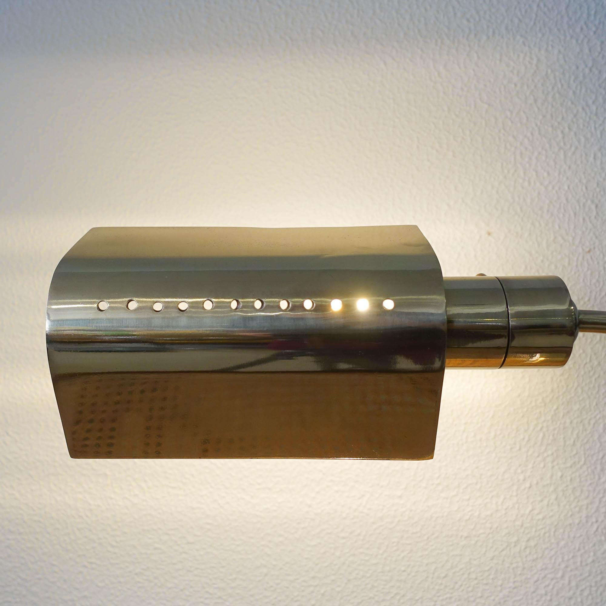 Tischlampe aus Messing von Boulanger, 1970er Jahre 4
