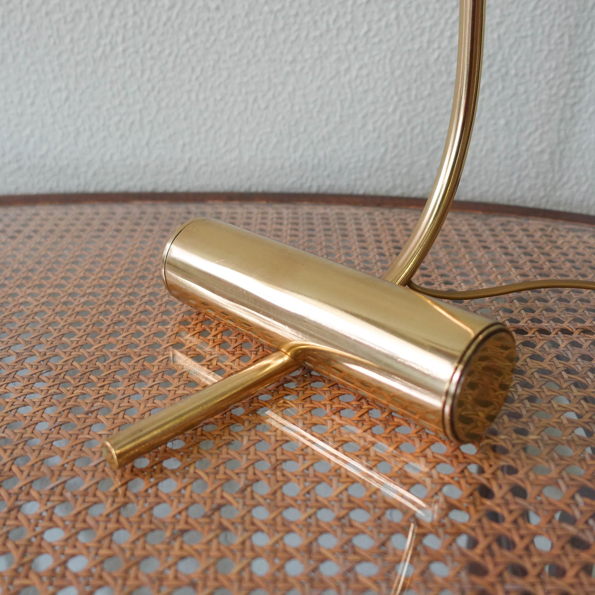 Brass Table Lamp from Boulanger, 1970's For Sale 9