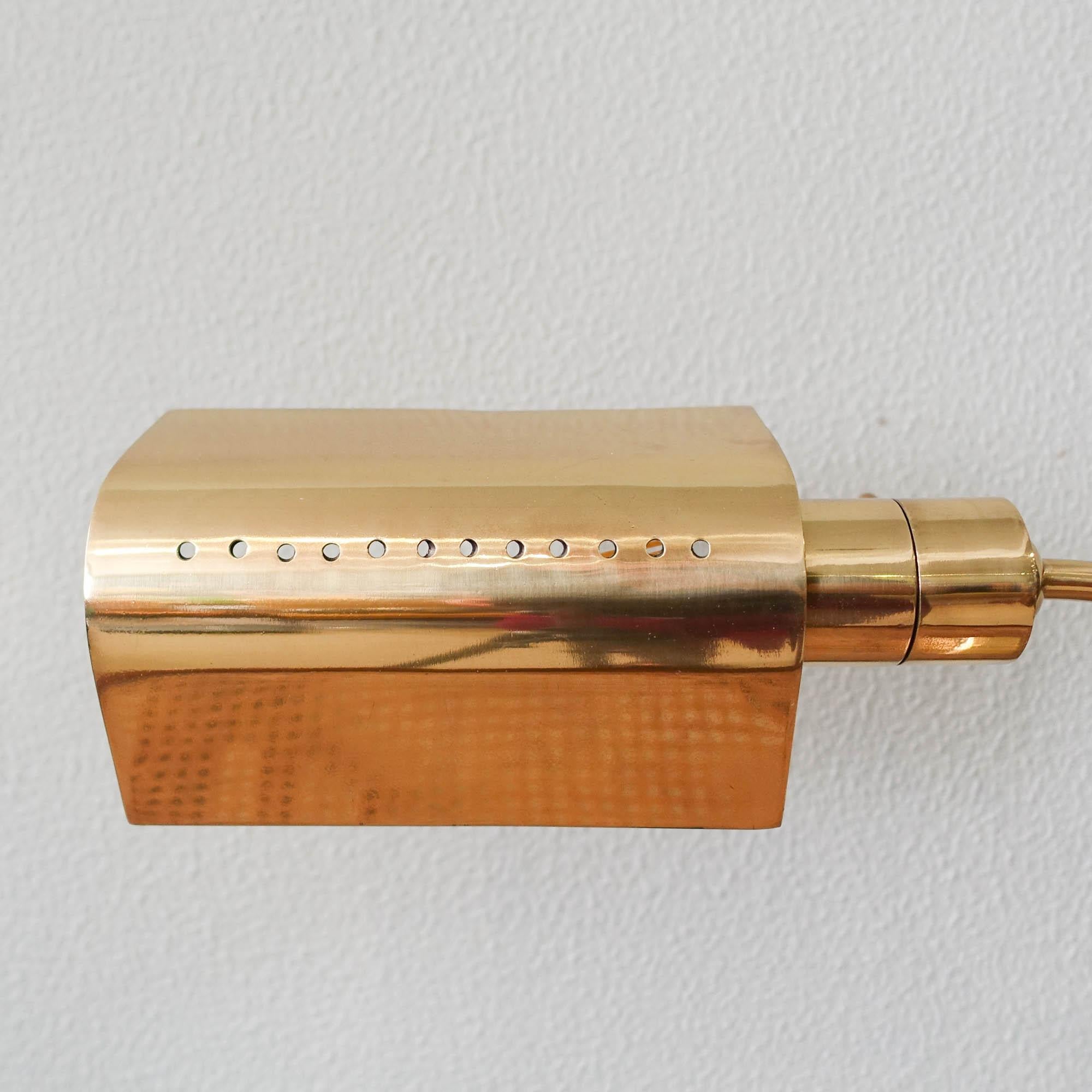 Brass Table Lamp from Boulanger, 1970's For Sale 3