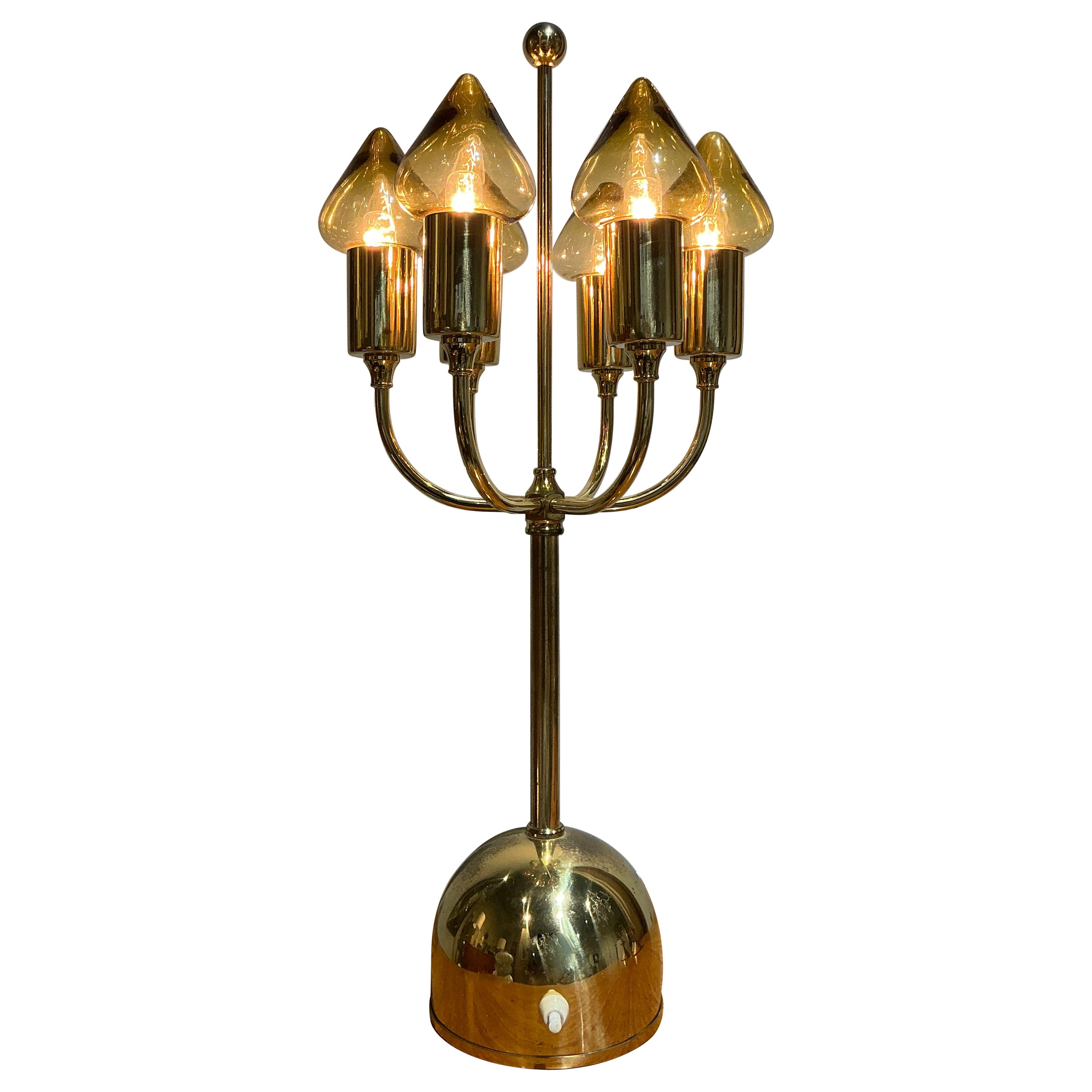 Brass table lamp Hans Agne Jakobsson Sweden 1970