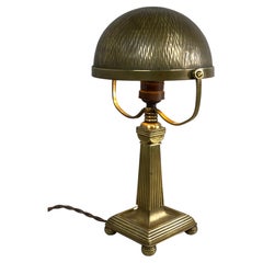Brass table lamp in style of Vienna secession