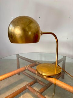 Brass table lamp, model 25, by Sergio Asti, produced by Candle, 1960s