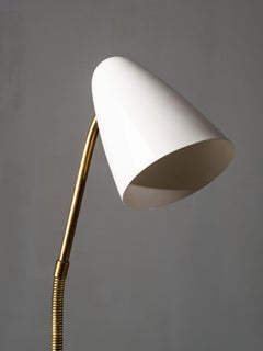 Brass Table Lamp Model 40-068 by Lisa Johansson-Pape for Orno, Finland, 1950s
