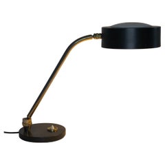 Brass table lamp, model JUMO 900, by Yves Jujeau, Pierre and André Monique 1970s