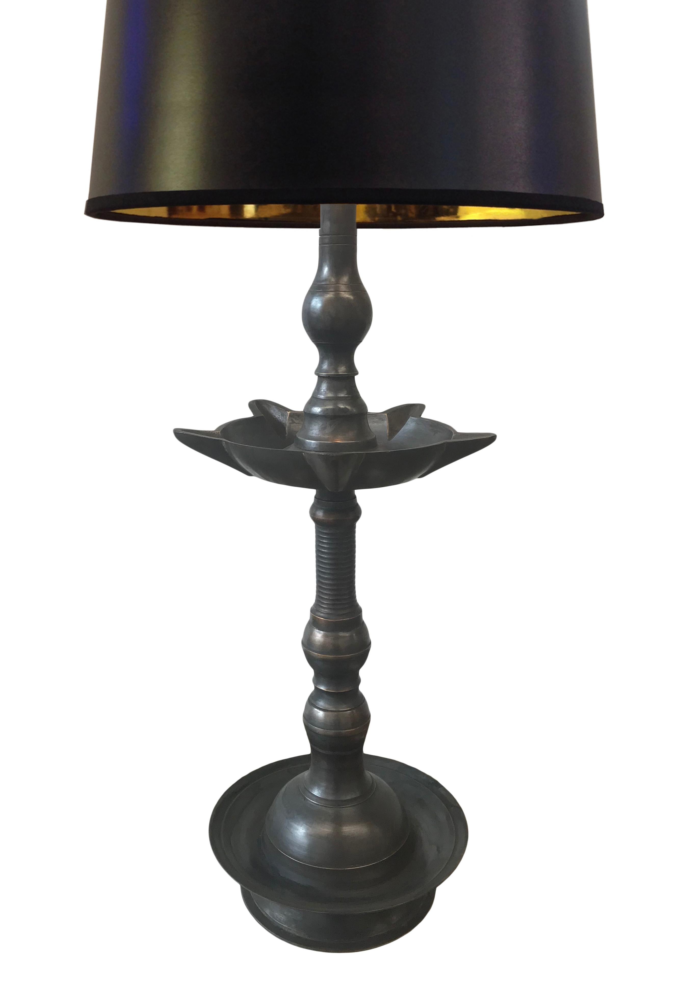 Other Brass Table Lamp - Oil Lamp Conversion For Sale