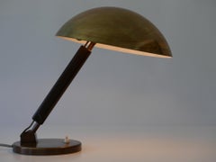 Brass Table Lamp or Desk Light by Karl Trabert for BAG Turgi, 1930s, Switzerland