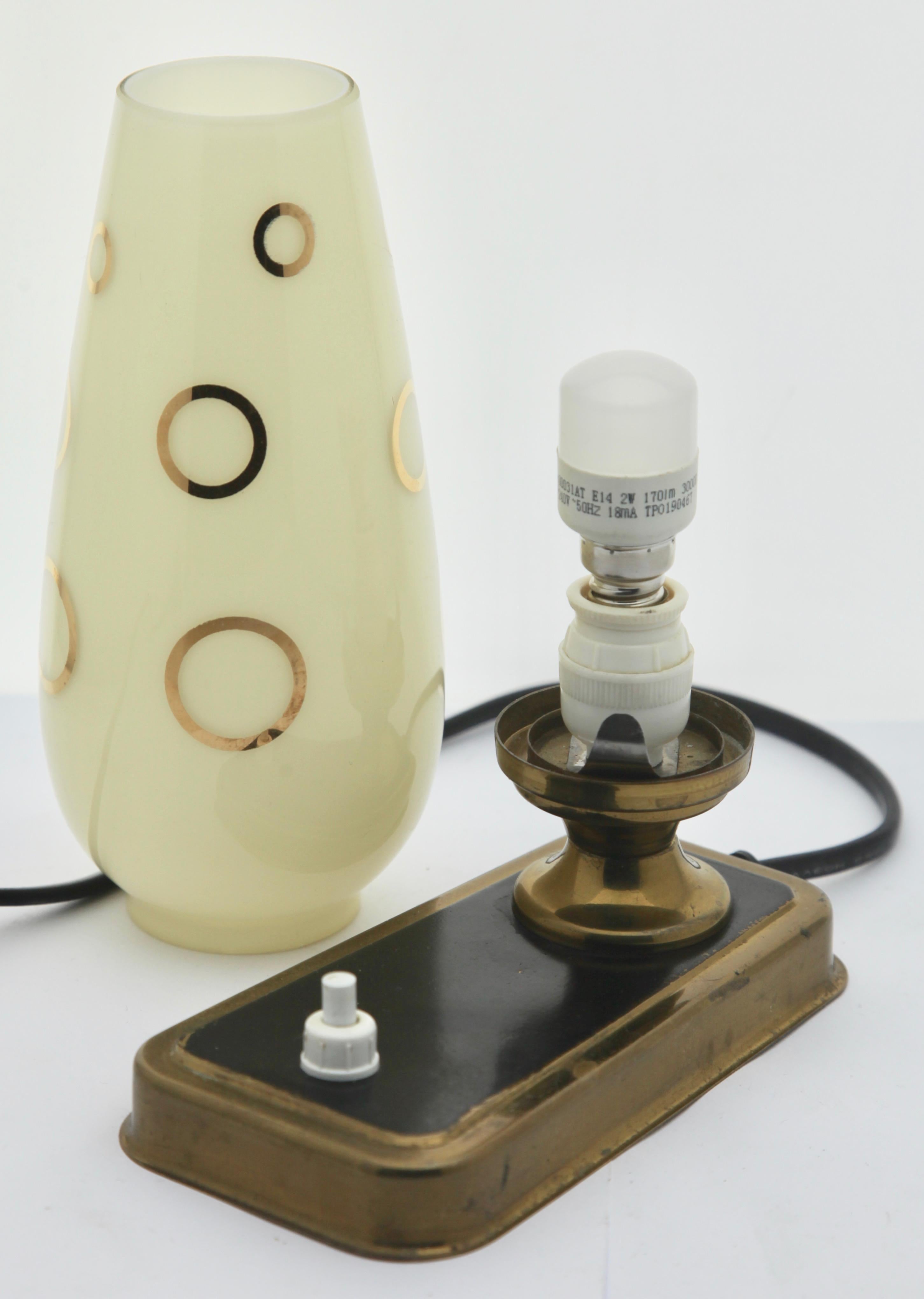 Vintage Brass Table Lamps or Desk, Set of 2 Midcentury, 1960s 1
