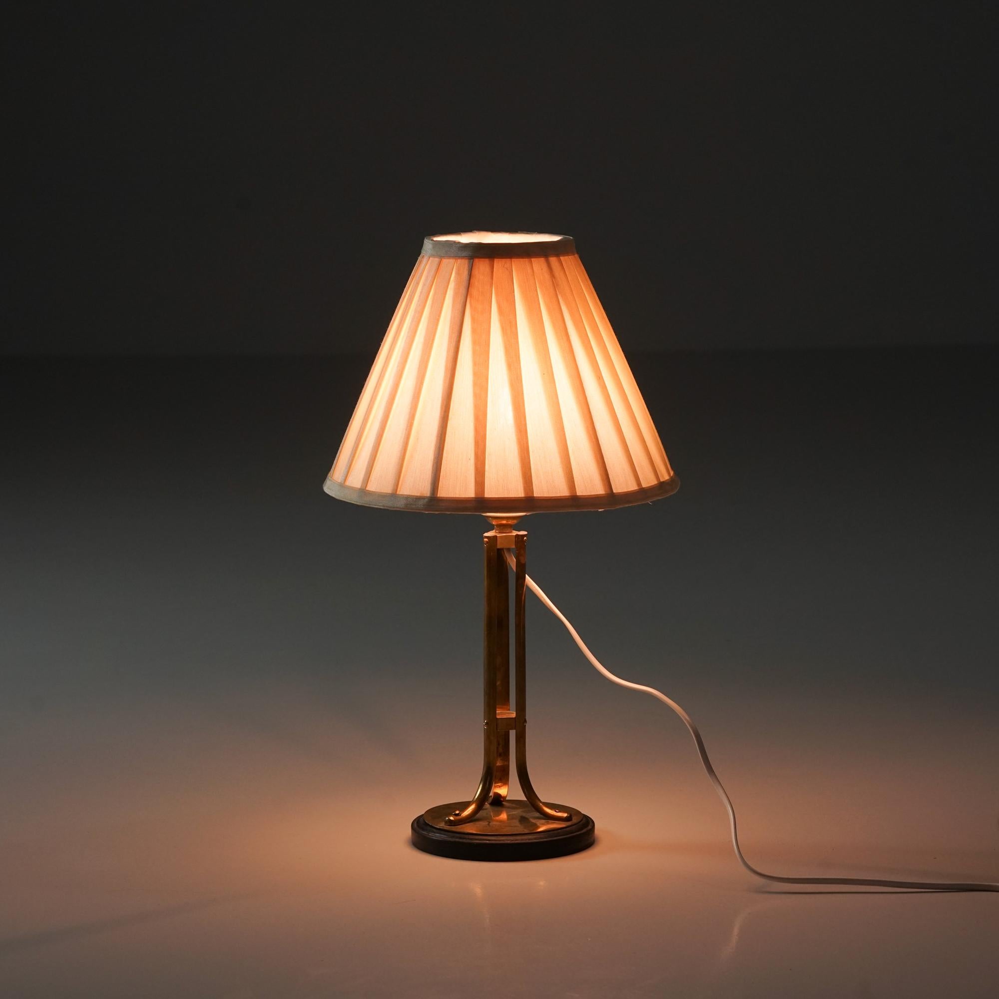 Scandinavian Modern Brass Table Lamp, Sweden, 1940/1950s