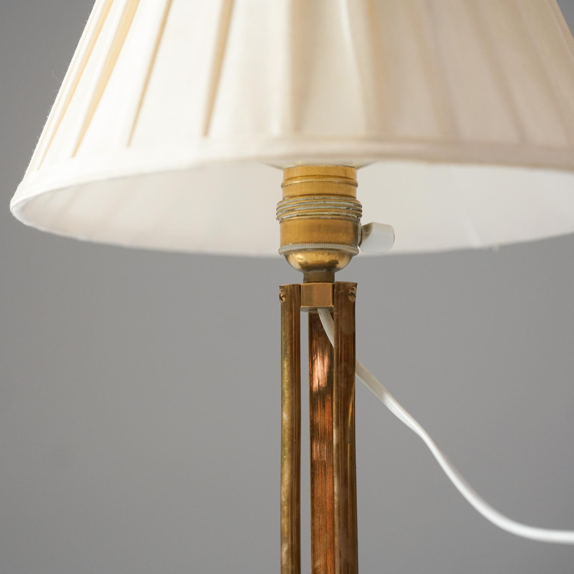Mid-20th Century Brass Table Lamp, Sweden, 1940/1950s