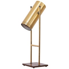 Brass Table Lamp 'Trombone' by Jo Hammerborg for Fog & Mørup, Denmark, 1960s