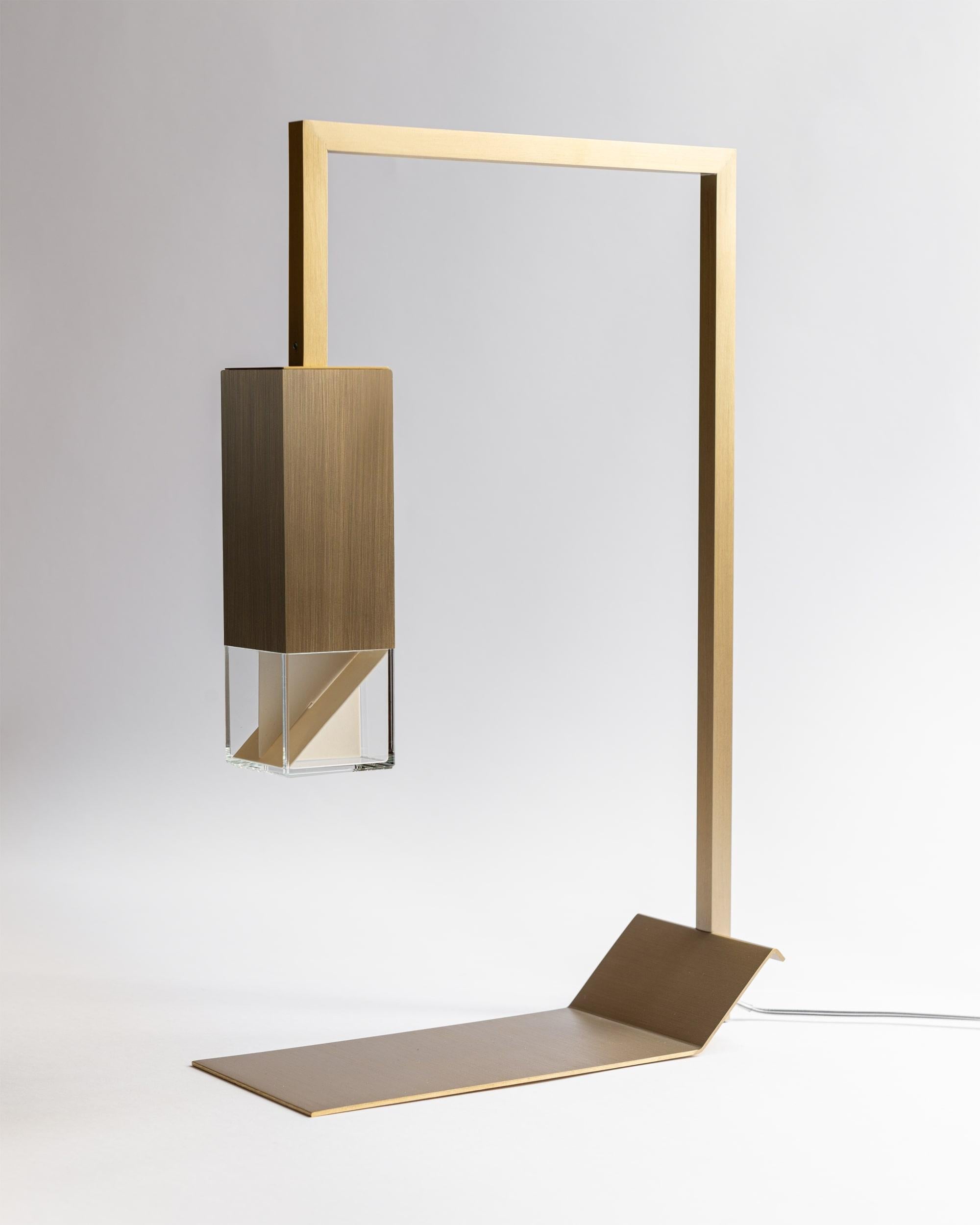 Brass Table Lamp Two 01 Revamp Edition by Formaminima For Sale 3