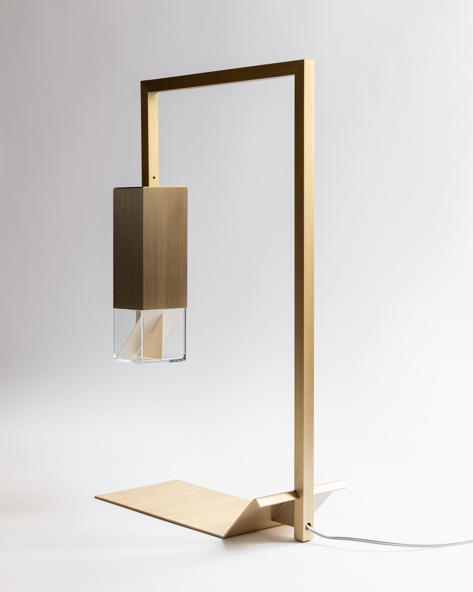 Brass Table Lamp Two 01 Revamp Edition by Formaminima For Sale 4